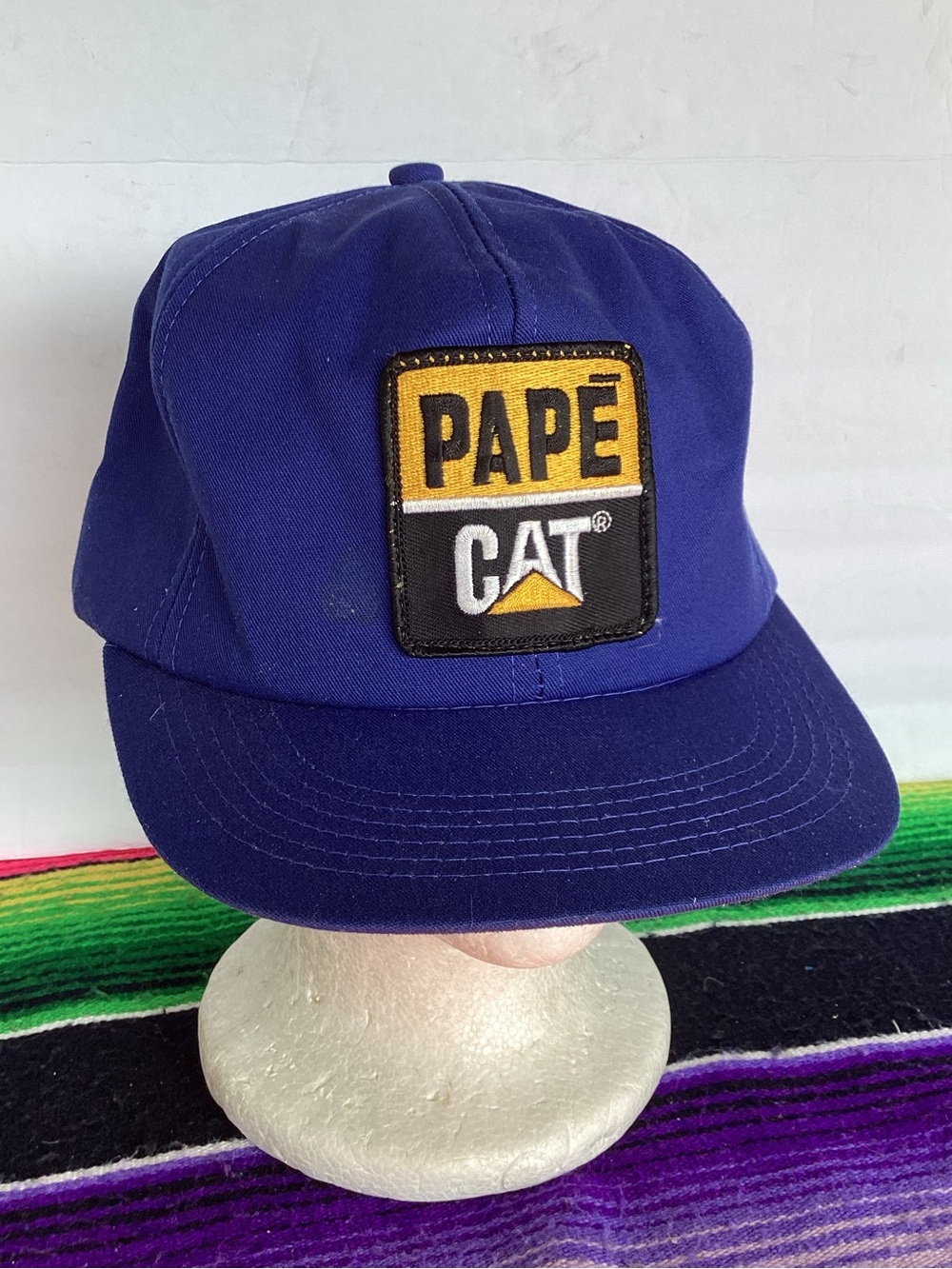 Vintage Legend Pape Cat SnapBack Patch foam Trucker Hat Made in USA